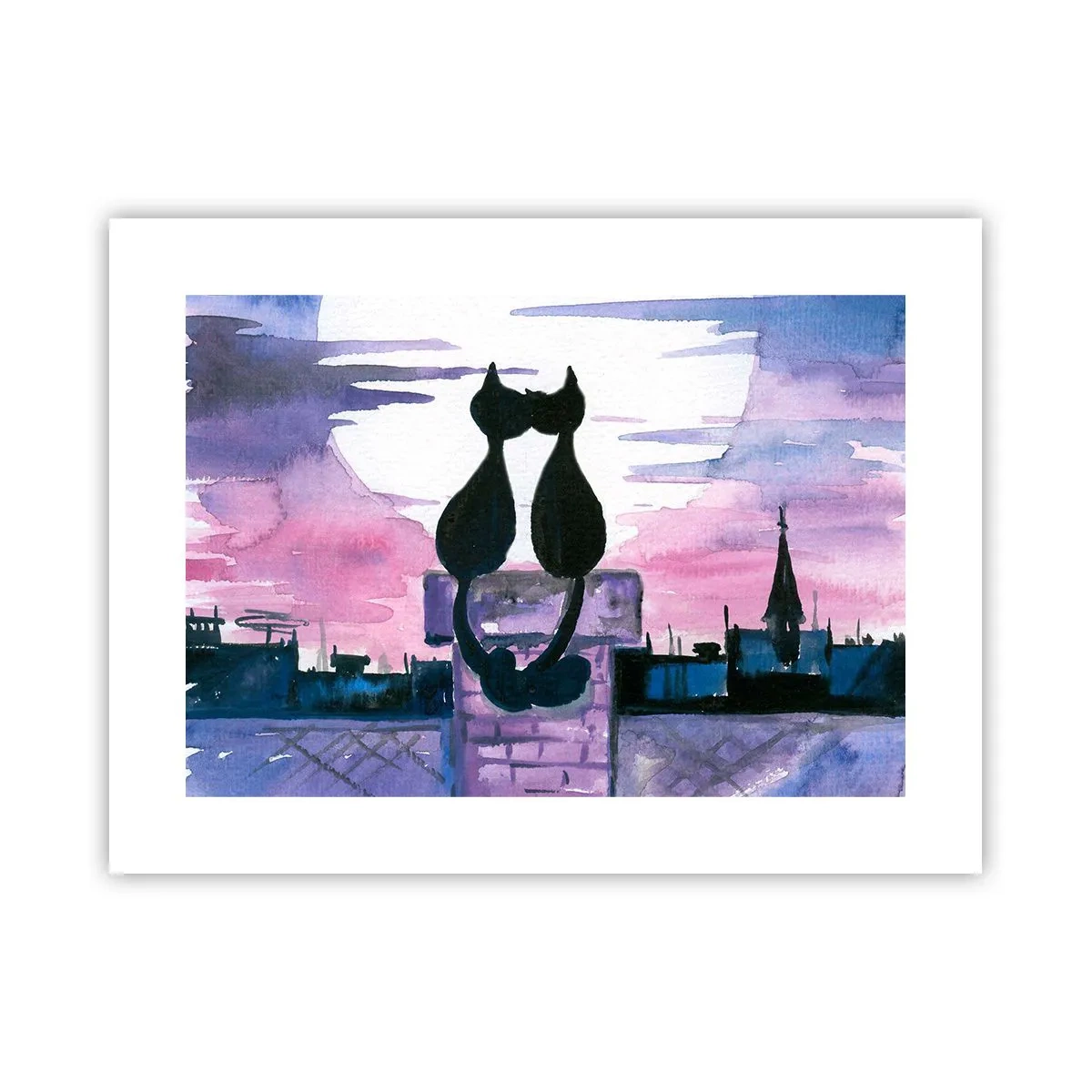 Plagát - Rendez-vous pod mesiacom - 40x30 cm