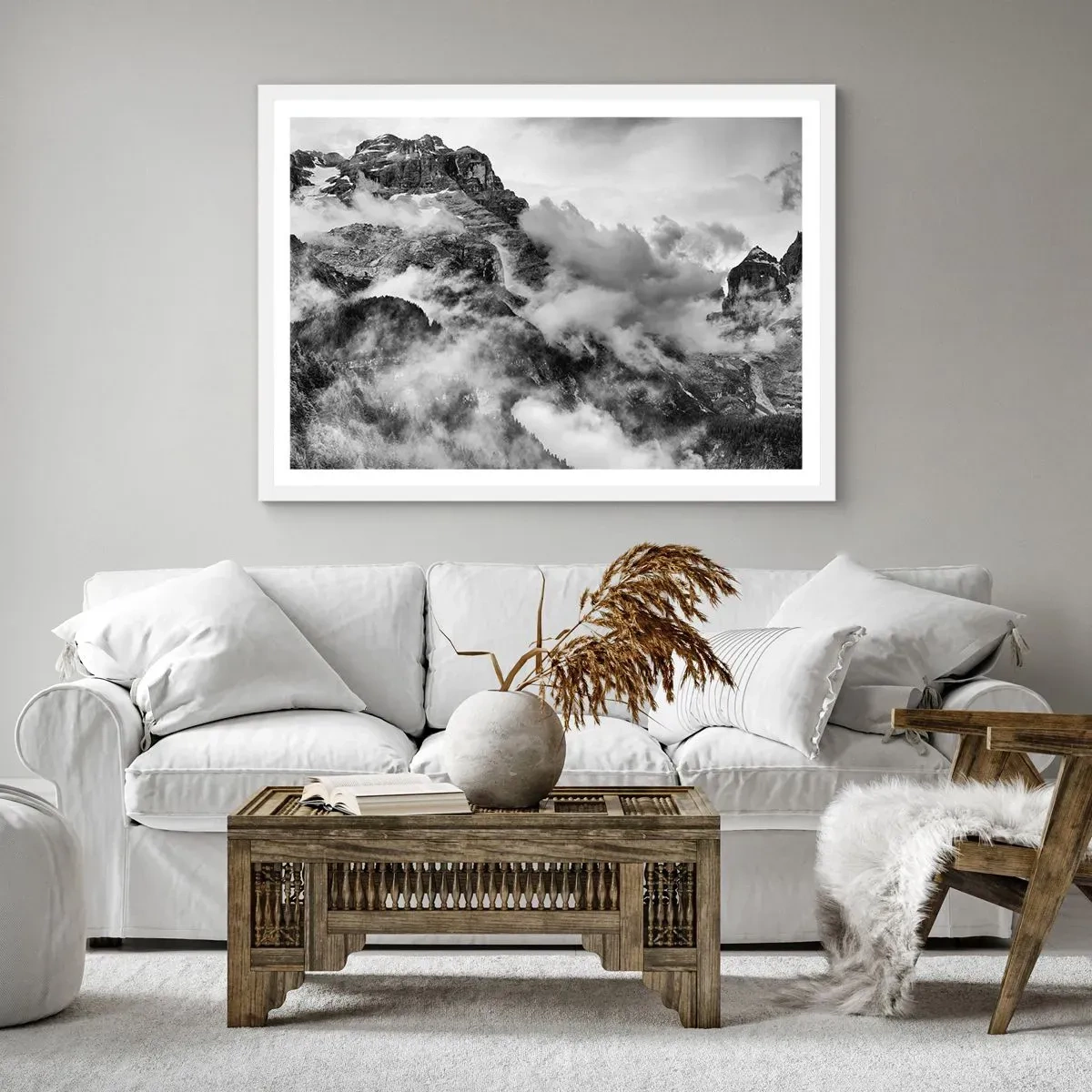 Plagát v bielom ráme - Krásne a kruté - 91x61 cm