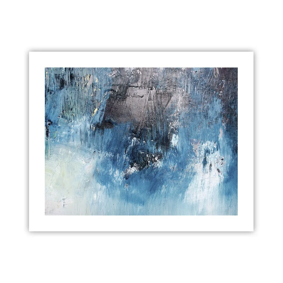 Plagát - Rapsódia v modrom - 50x40 cm