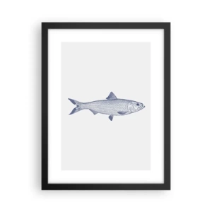 Plagát v čiernom ráme - Pozdravy zo severných morí - 30x40 cm