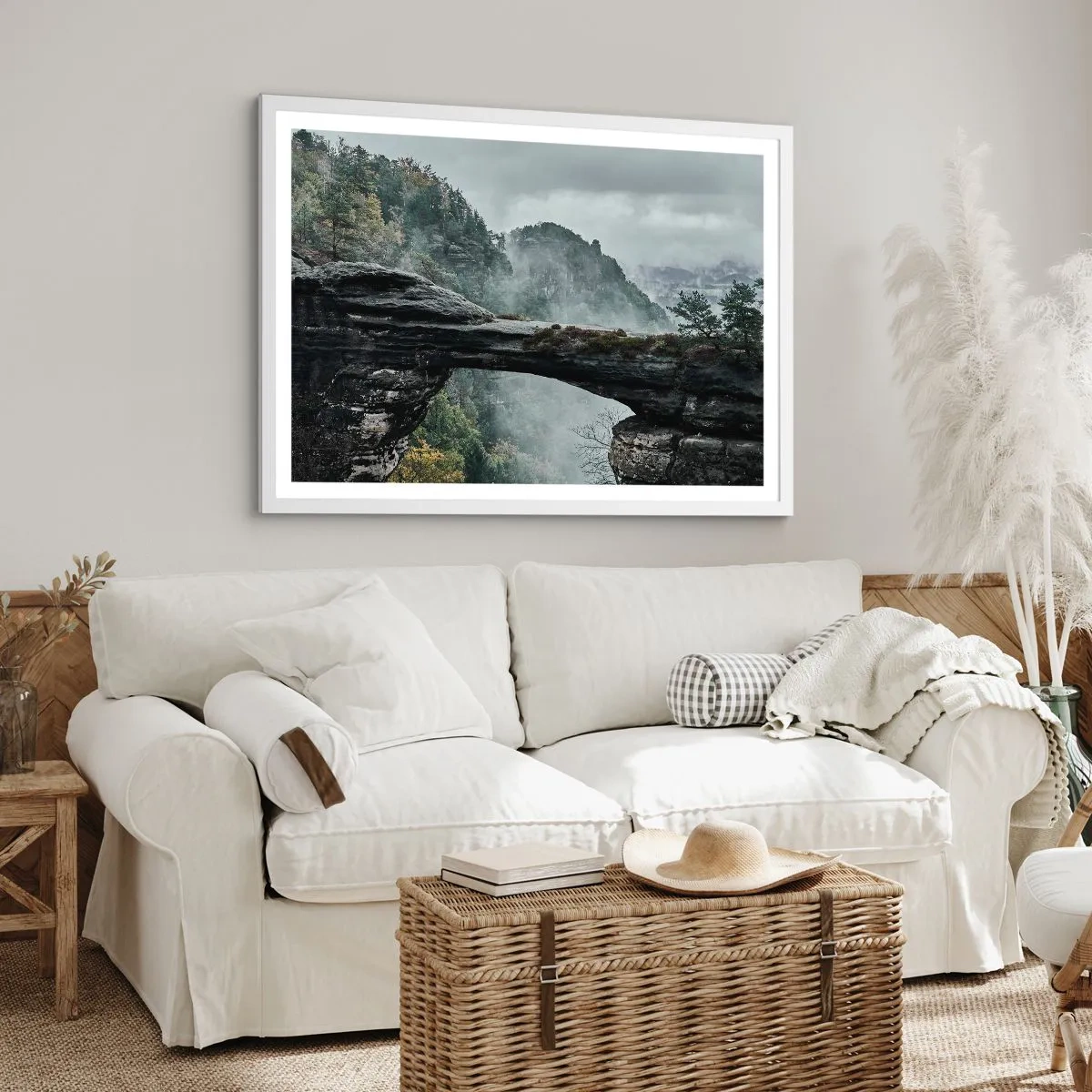 Plagát v bielom ráme - Dobrodružstvo práve začína - 91x61 cm