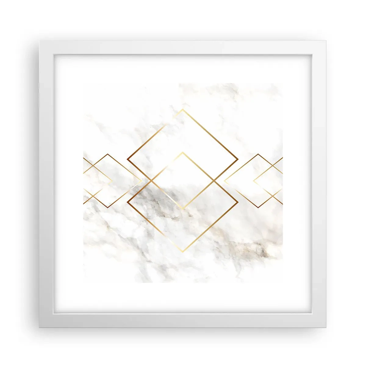 Plagát v bielom ráme - Pohľad na nekonečno - 30x30 cm