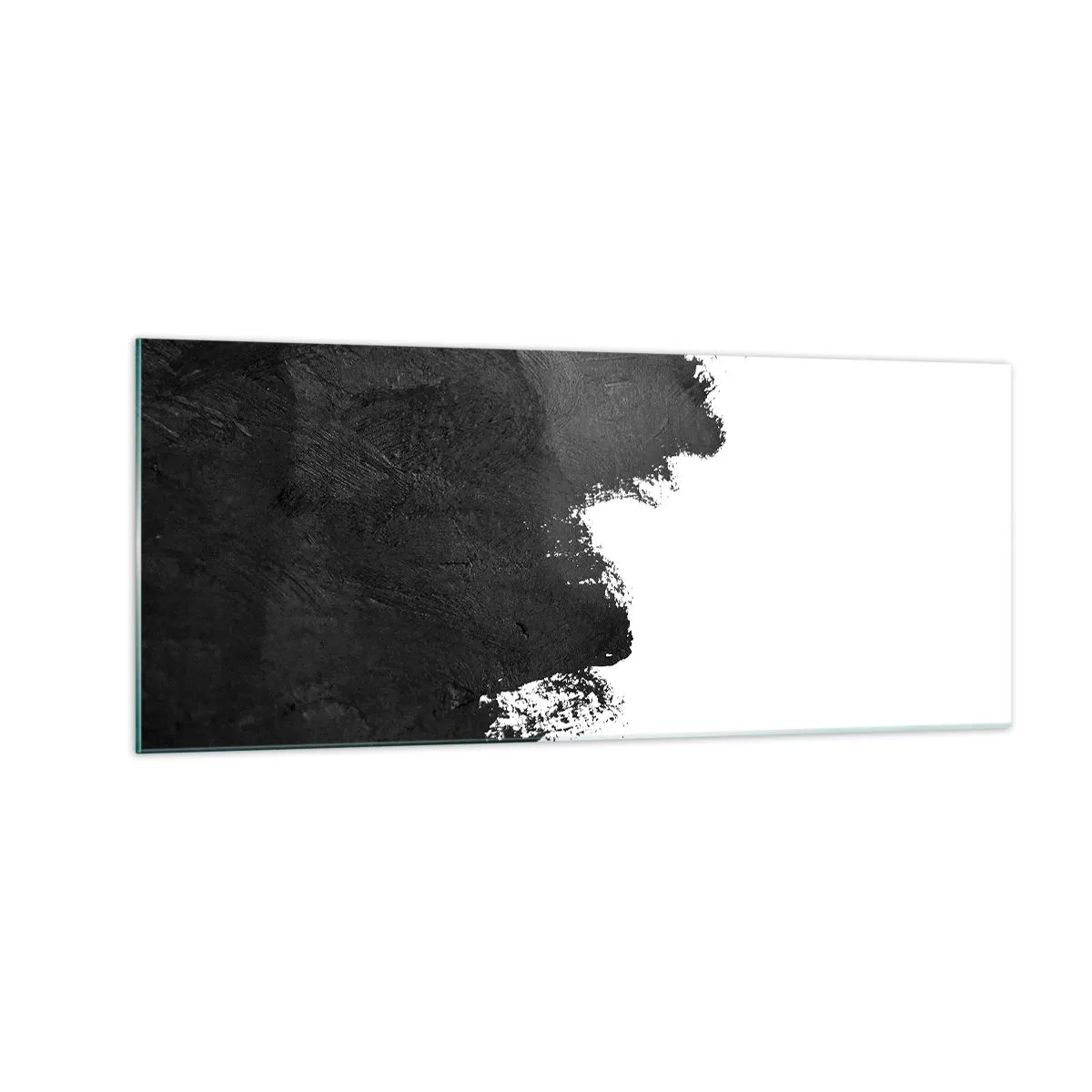 Obraz na skle - Živly: zem - 100x40 cm