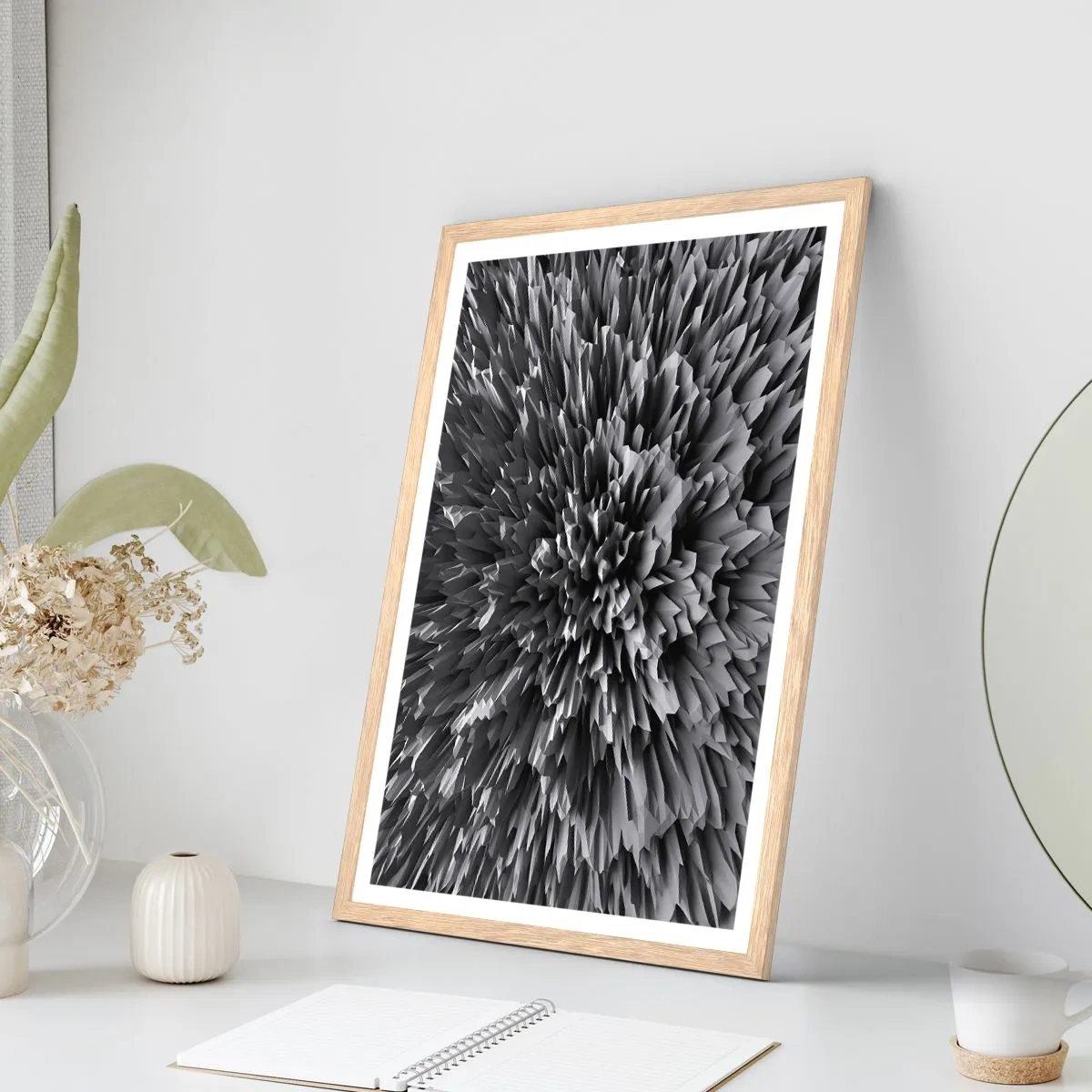 Plagát v ráme zo svetlého duba - Ostrejšie to už nebude - 61x91 cm