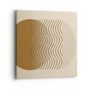 Obraz na plátne - O pôvode geometrických obrazcov - 40x40 cm