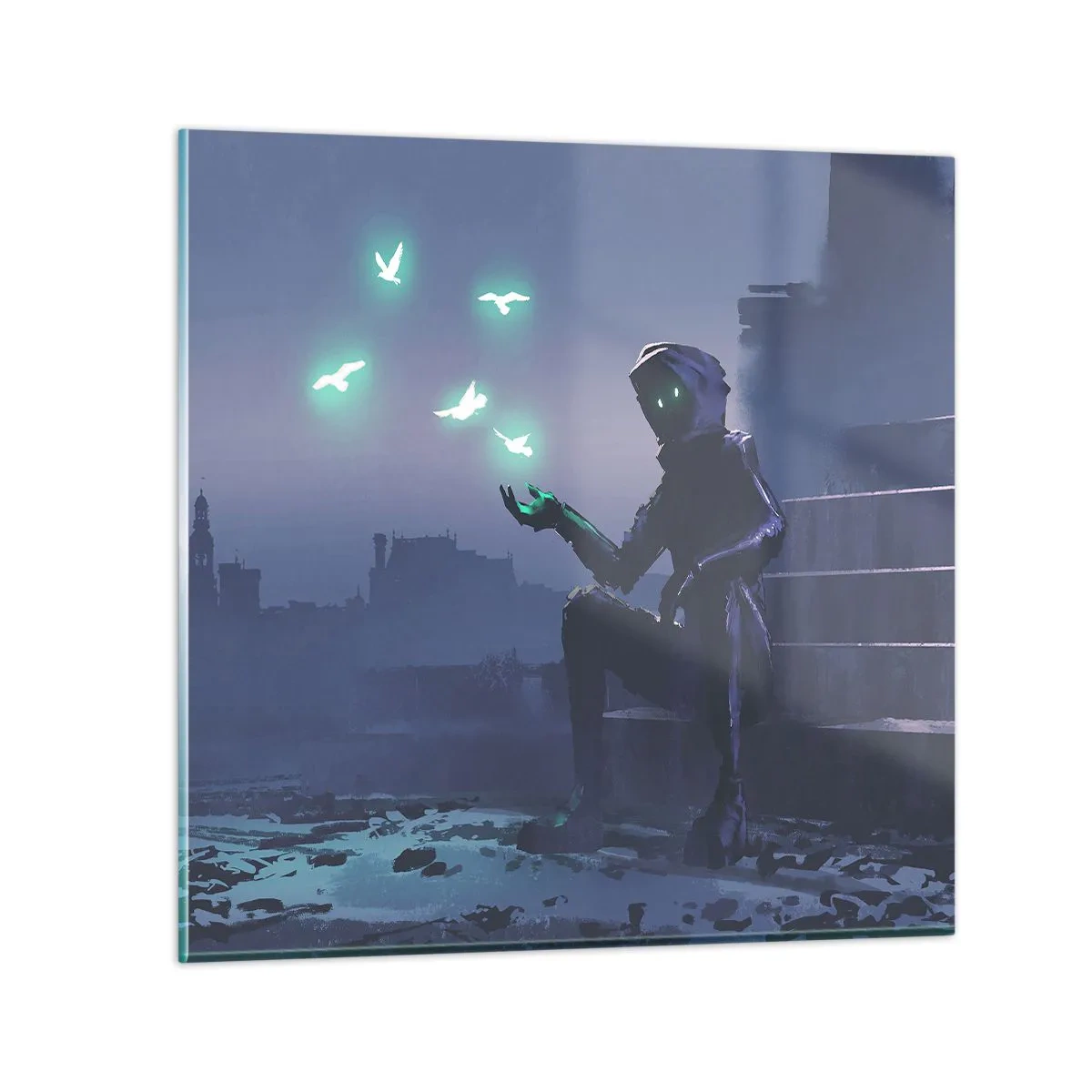 Obraz na skle - Život sa vráti - 50x50 cm