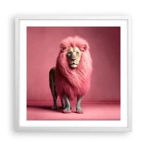 Plagát v bielom ráme - A už sa nebojíš - 50x50 cm