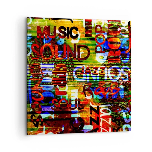 Obraz na plátne - Všetky farby tónu - 60x60 cm