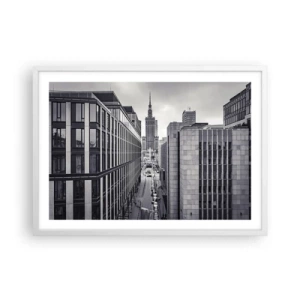 Plagát v bielom ráme - Varšavské údolie - 70x50 cm