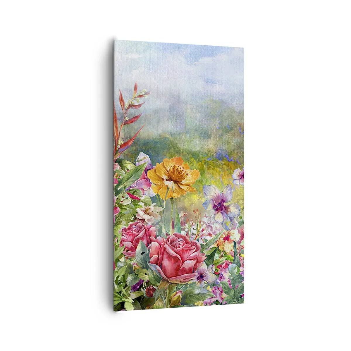 Obraz na plátne - Záhrada, ktorá sa zbláznila - 65x120 cm