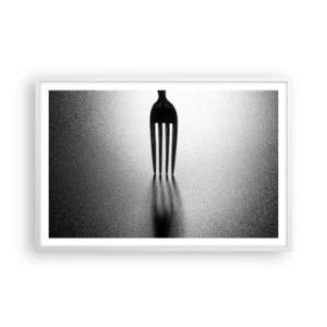 Plagát v bielom ráme - Svetlo a tieň - 91x61 cm
