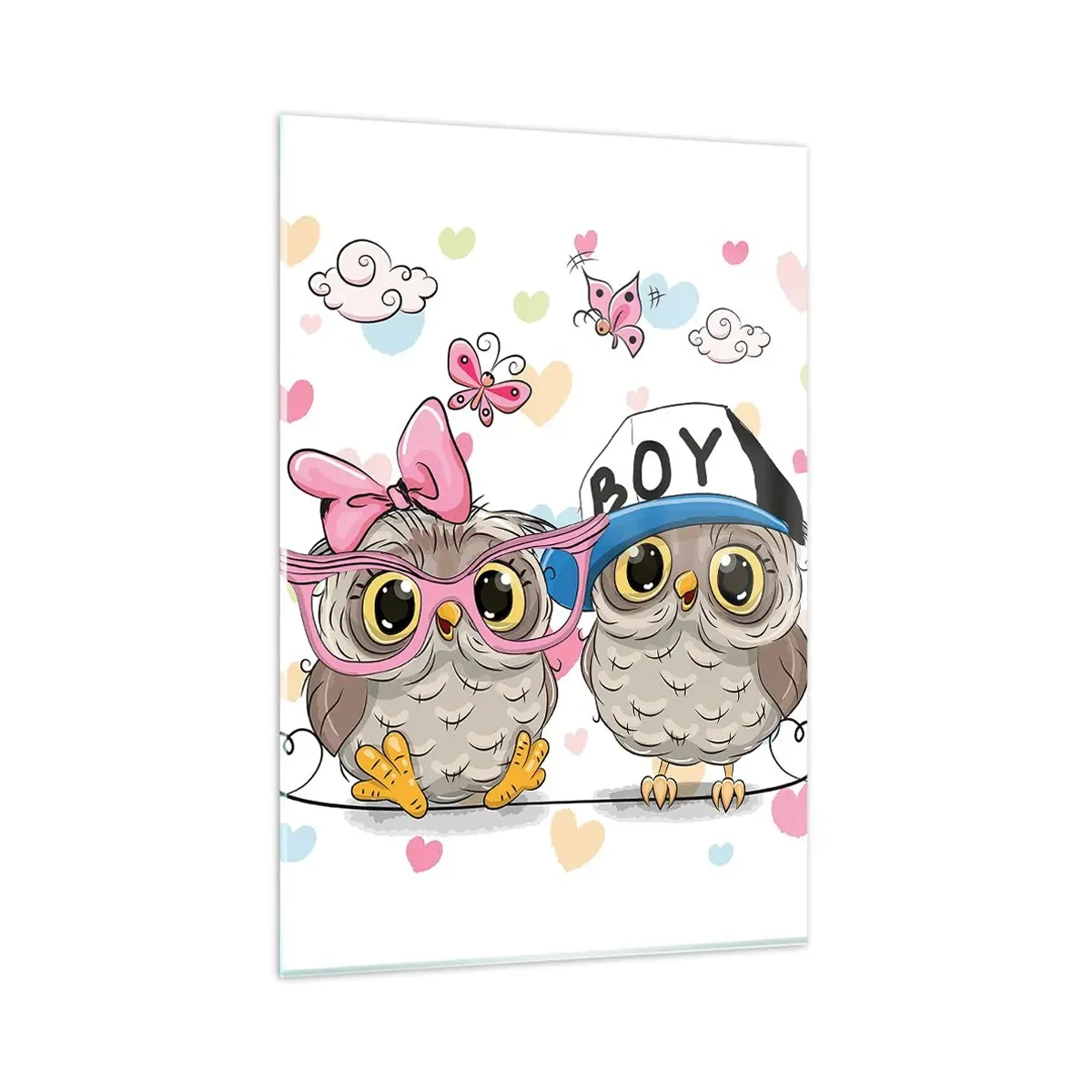 Obraz na skle - Milujme sa! - 80x120 cm