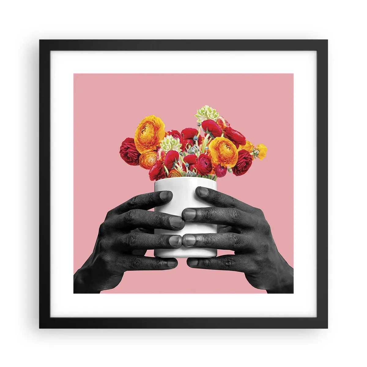 Plagát v čiernom ráme - Apoteóza života - 40x40 cm