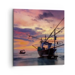 Obraz na plátne - Exotický večer - 70x70 cm