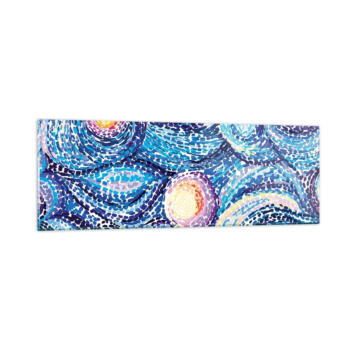 Obraz na skle - Z obrazu van Gogha - 90x30 cm