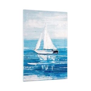 Obraz na skle - S priateľom po boku - 80x120 cm