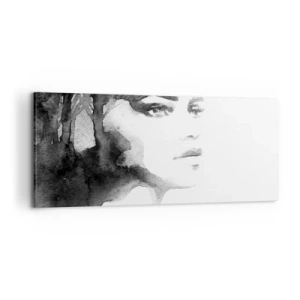 Obraz na plátne - Vytvorená z tajomstva a hmly - 100x40 cm