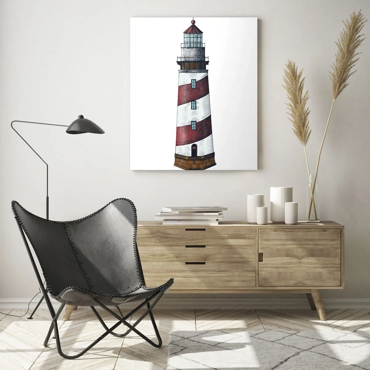 Obraz na skle - Vždy na stráži - 50x70 cm