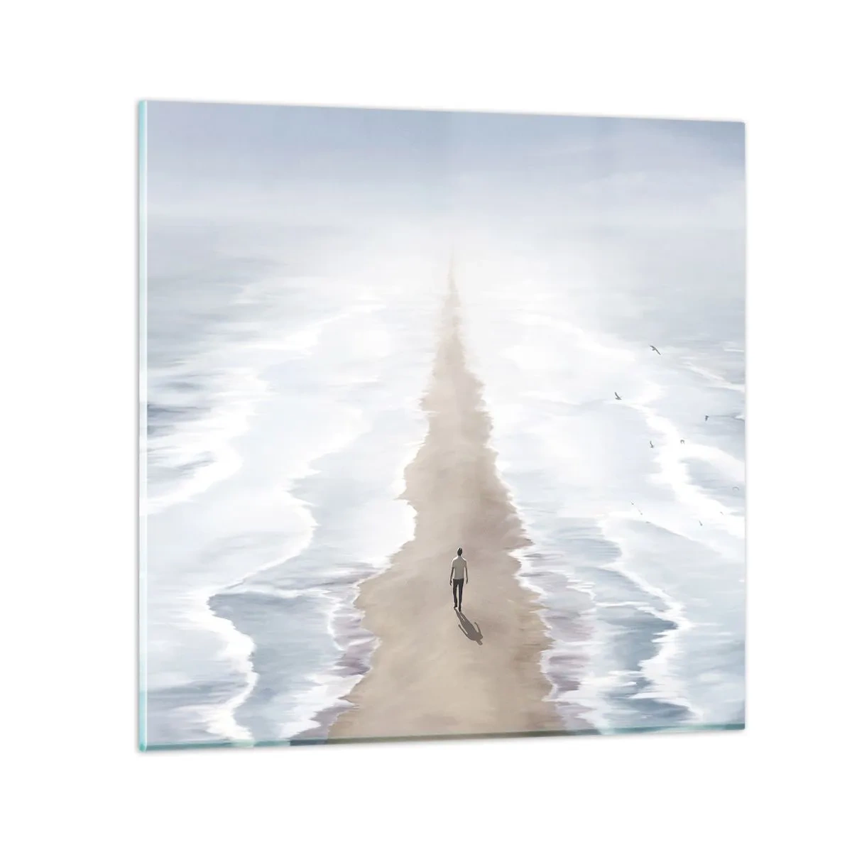 Obraz na skle - Svetlá budúcnosť - 50x50 cm