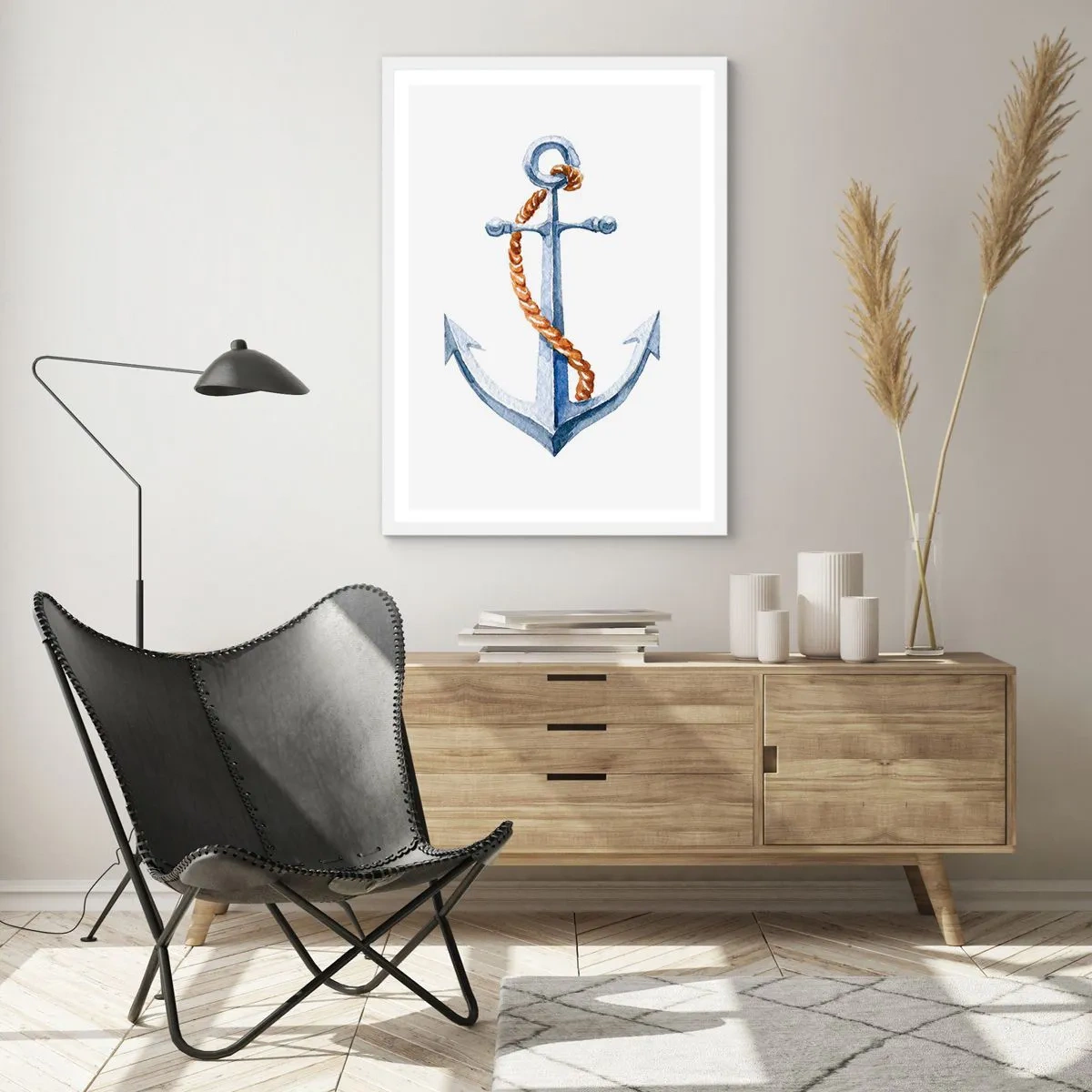 Plagát v bielom ráme - Ahoj, dobrodružstvo! - 40x50 cm