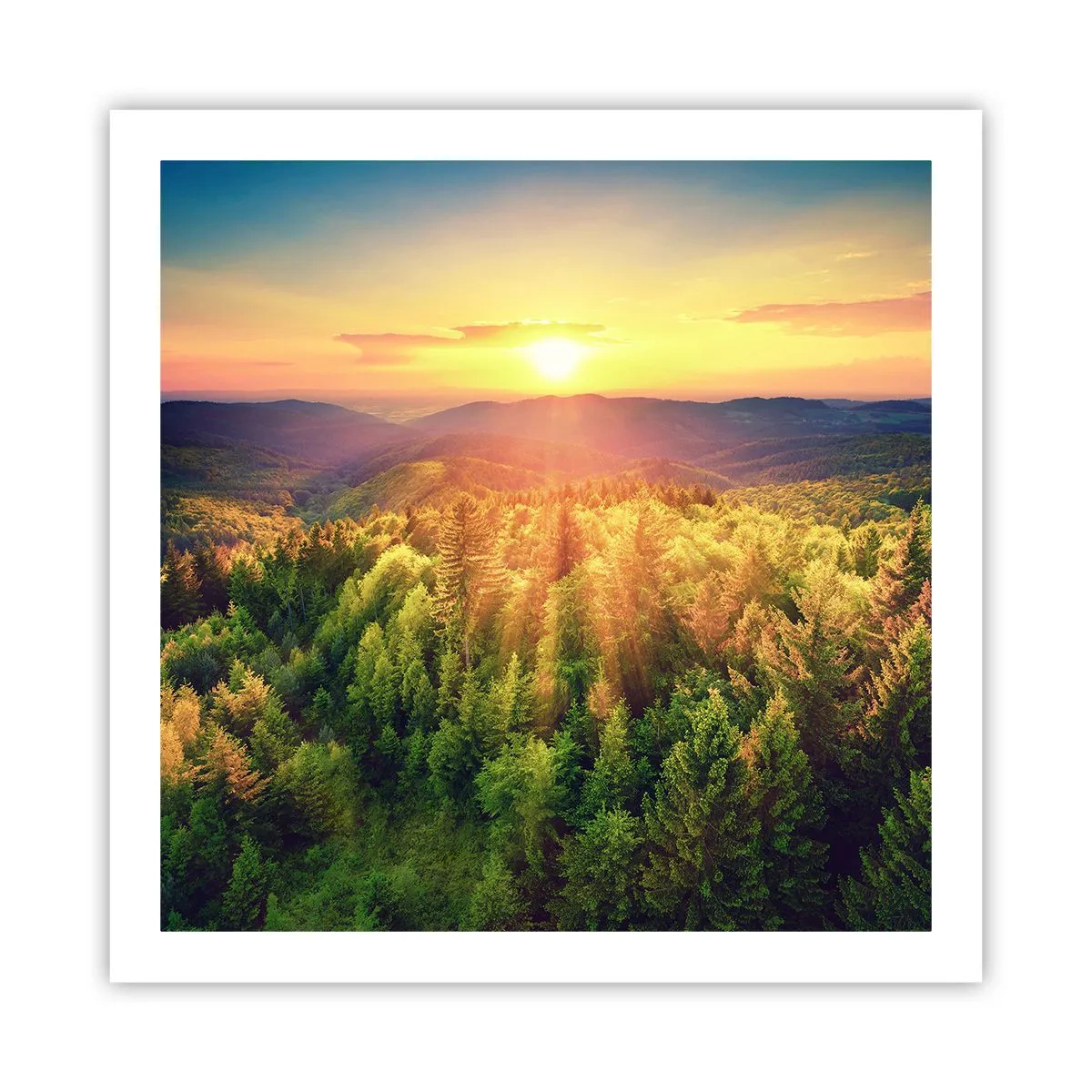 Plagát - Vrcholky a vrcholy - 60x60 cm