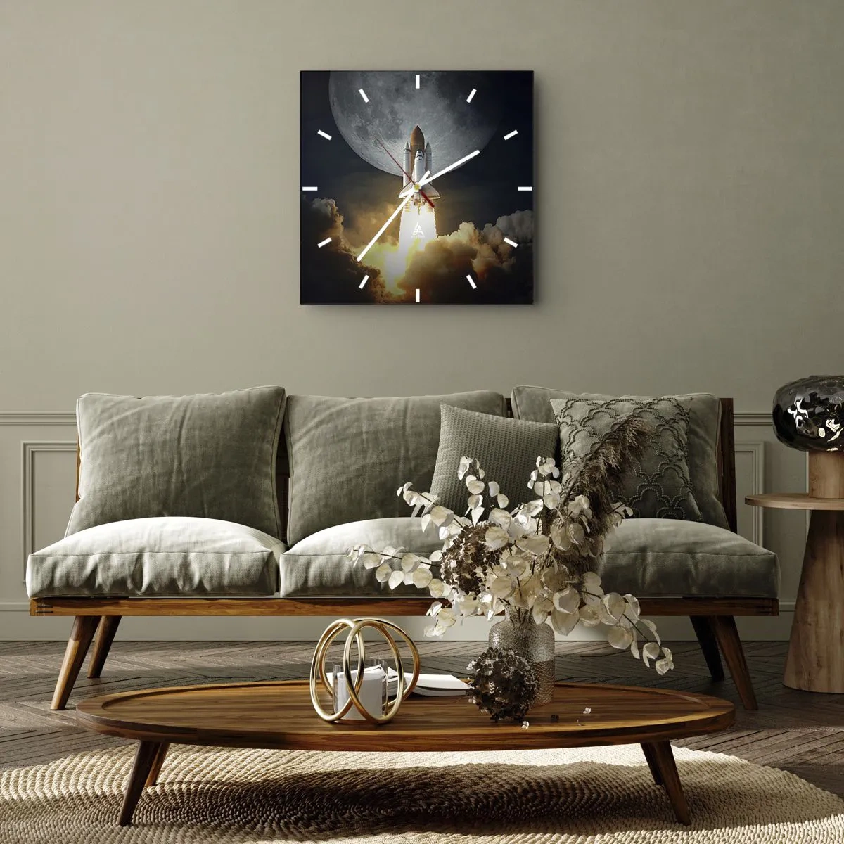 Nástenné hodiny - Začiatok nadprirodzeného dobrodružstva - 30x30 cm