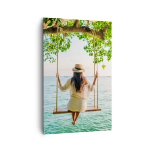 Obraz na plátne - Život je krásny - 80x120 cm