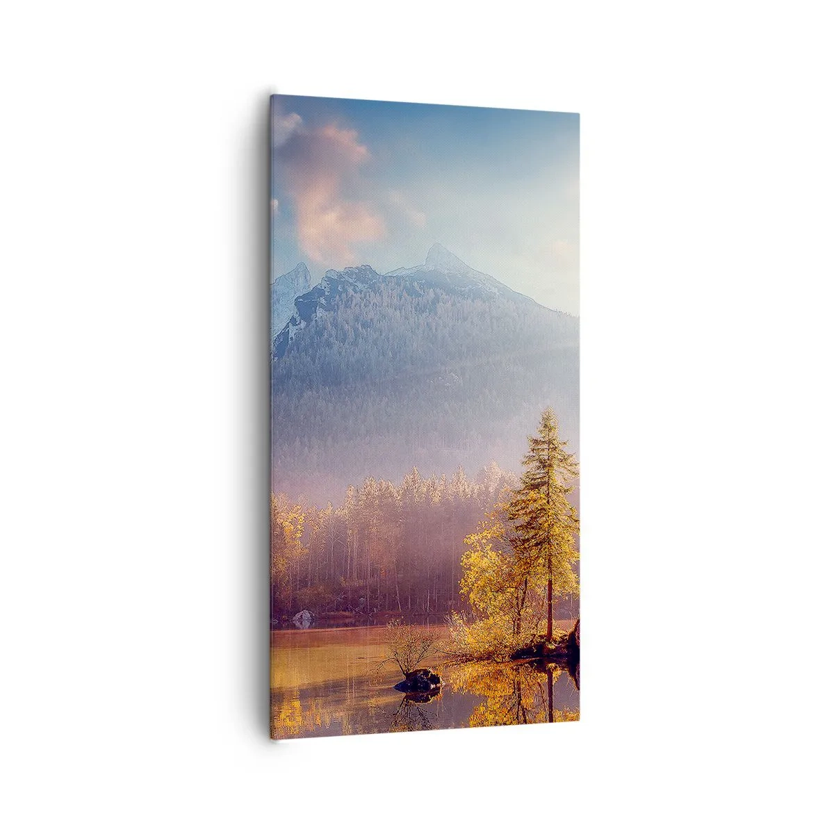 Obraz na plátne - V horách a údoliach - 65x120 cm