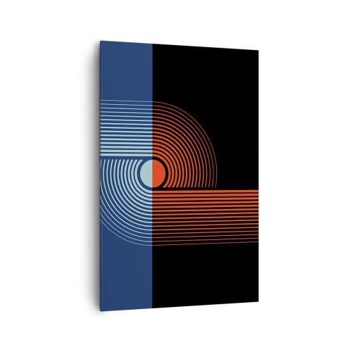 Obraz na plátne - V geometrickom objatí - 80x120 cm