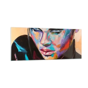 Obraz na skle - Divokosť v srdci - 100x40 cm