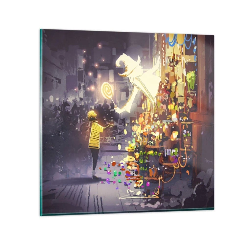 Obraz na skle - Kúzla existujú - 30x30 cm