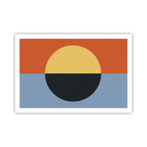 Plagát - Kompozícia tepla a chladu - 91x61 cm