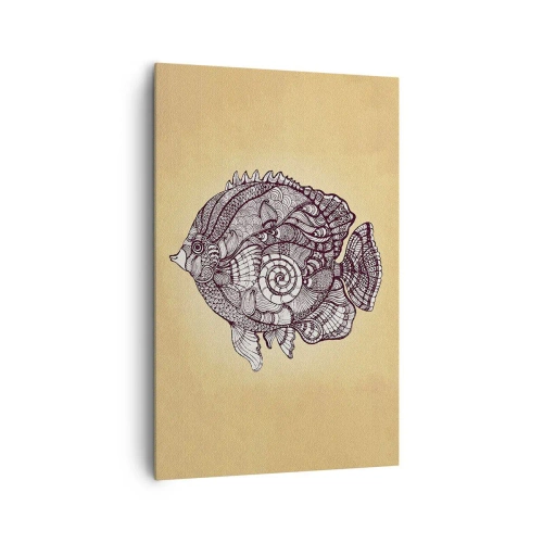 Obraz na plátne - Z oceánu ornamentov - 80x120 cm