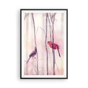 Plagát v čiernom ráme - Príbeh ružového lesa - 61x91 cm