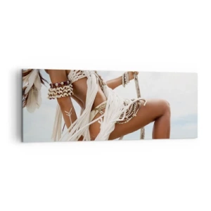 Obraz na plátne - Kňažka slnka - 140x50 cm