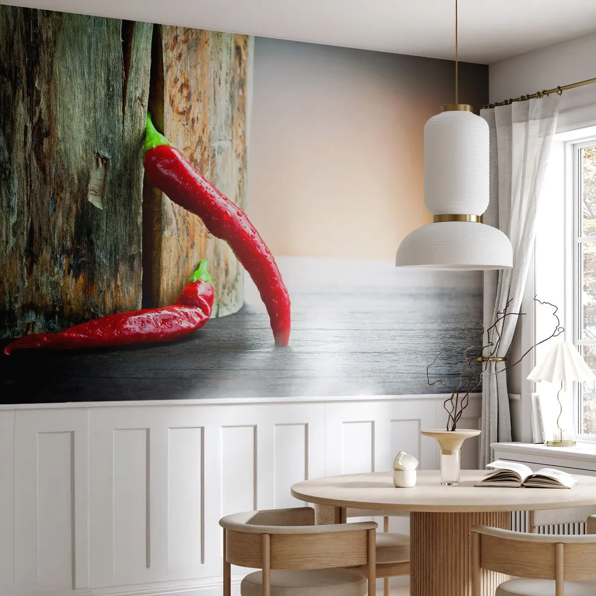 Fototapeta Premium Sand - Red hot chili peppers - Pepper, Chilli, Korenie - 400x280 cm