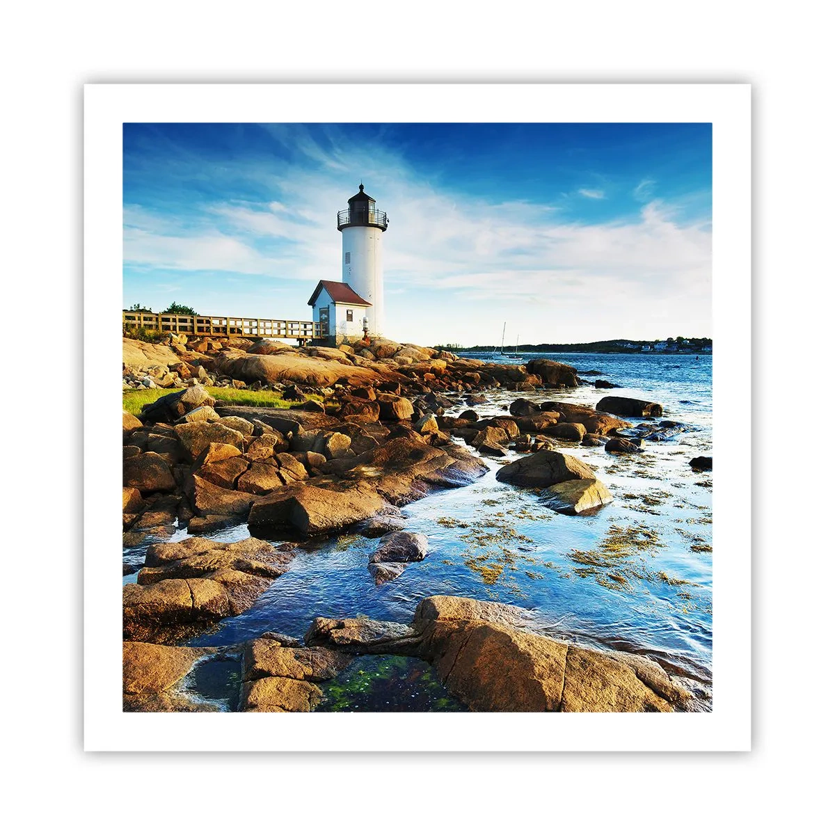 Plagát - Vráťte sa šťastne, čakám - 60x60 cm