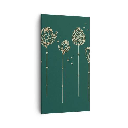 Obraz na plátne - Bylinky - 55x100 cm