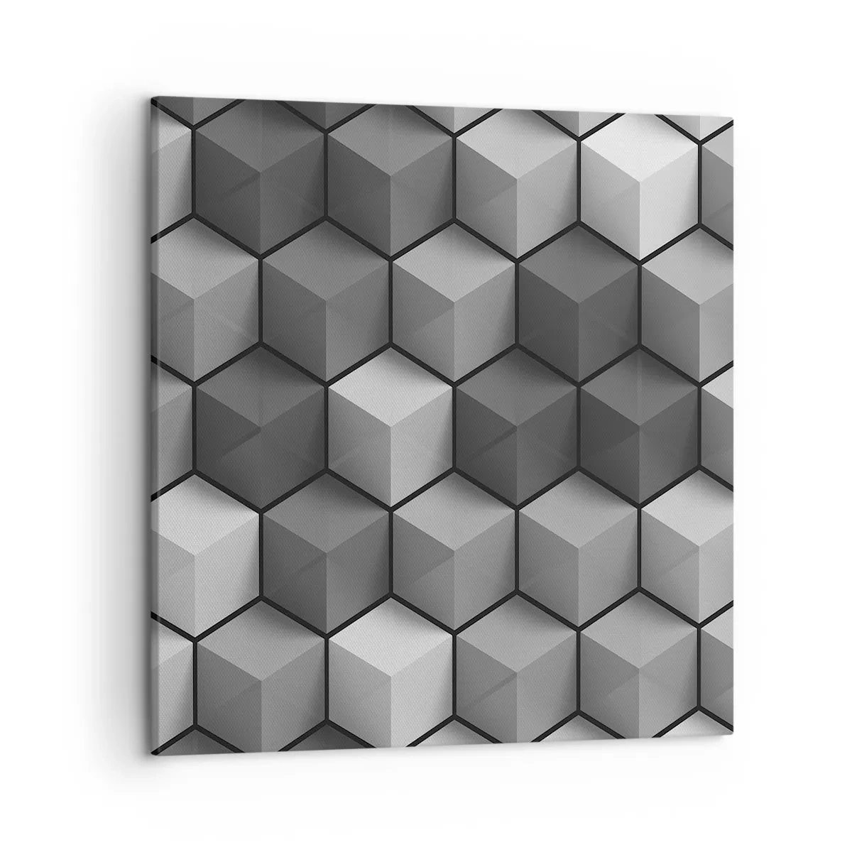 Obraz na plátne - Kubistické puzzle - 50x50 cm