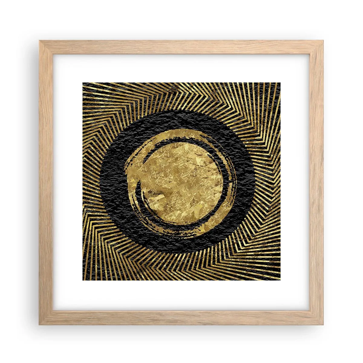 Plagát v ráme zo svetlého duba - Glamour - 30x30 cm