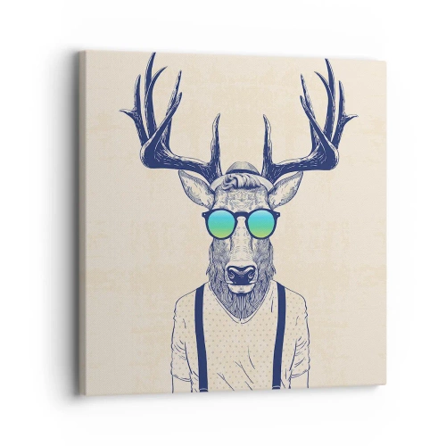 Obraz na plátne - A koho si čakal? - 30x30 cm