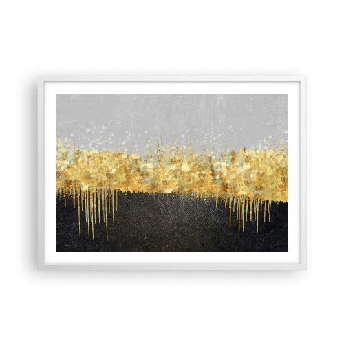 Plagát v bielom ráme - Dovnútra a nahor - 70x50 cm