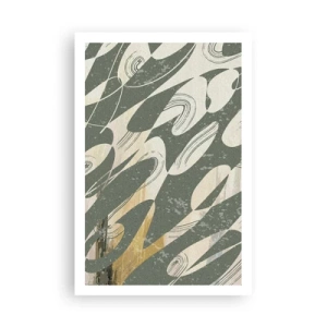 Plagát - Rytmizovaná abstrakcia - 61x91 cm