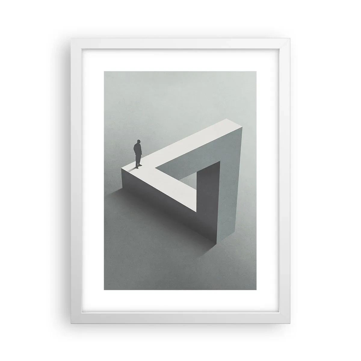 Plagát v bielom ráme - A predsa je to možné - 30x40 cm