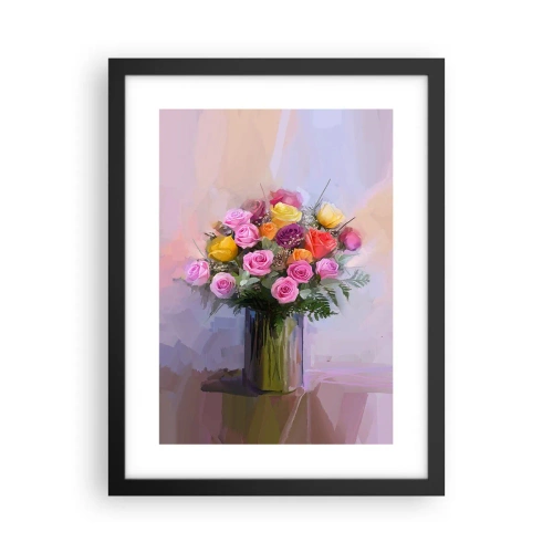 Plagát v čiernom ráme - Zachytená krása - 30x40 cm