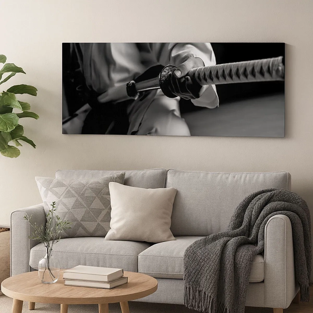 Obraz na plátne - Duša bojovníka - 100x40 cm