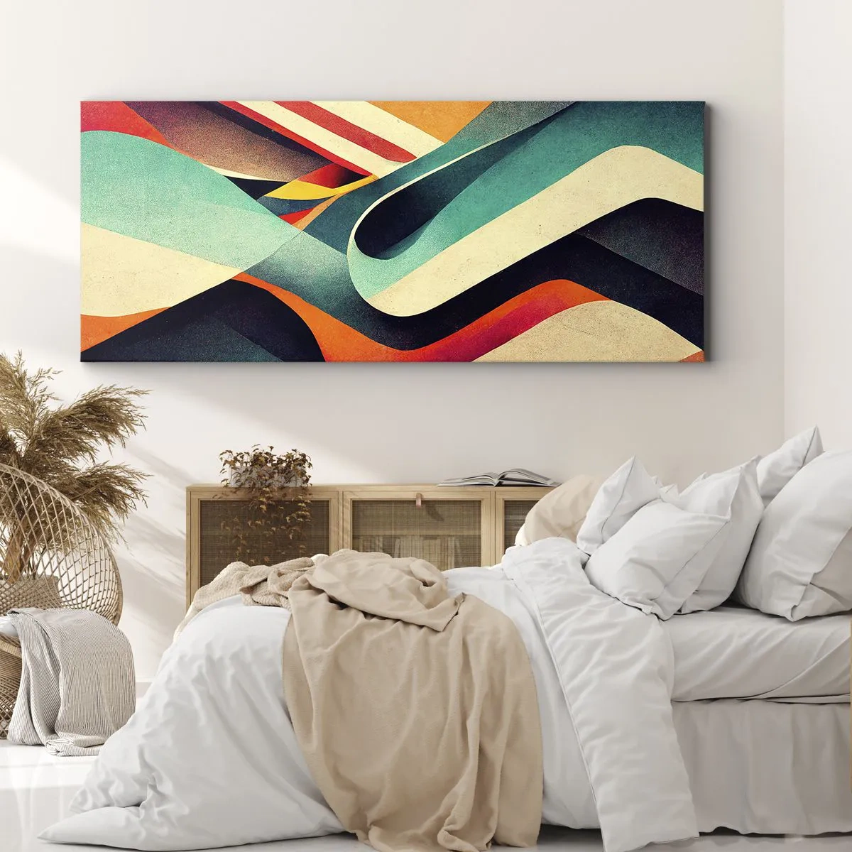 Obraz na plátne - Intenzívna kompozícia - 100x40 cm