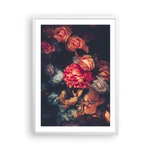 Plagát v bielom ráme - Ako u holandských majstrov - 50x70 cm