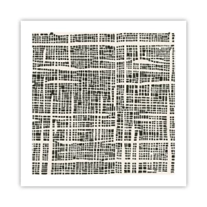 Plagát - Tkaná kompozícia - 50x50 cm