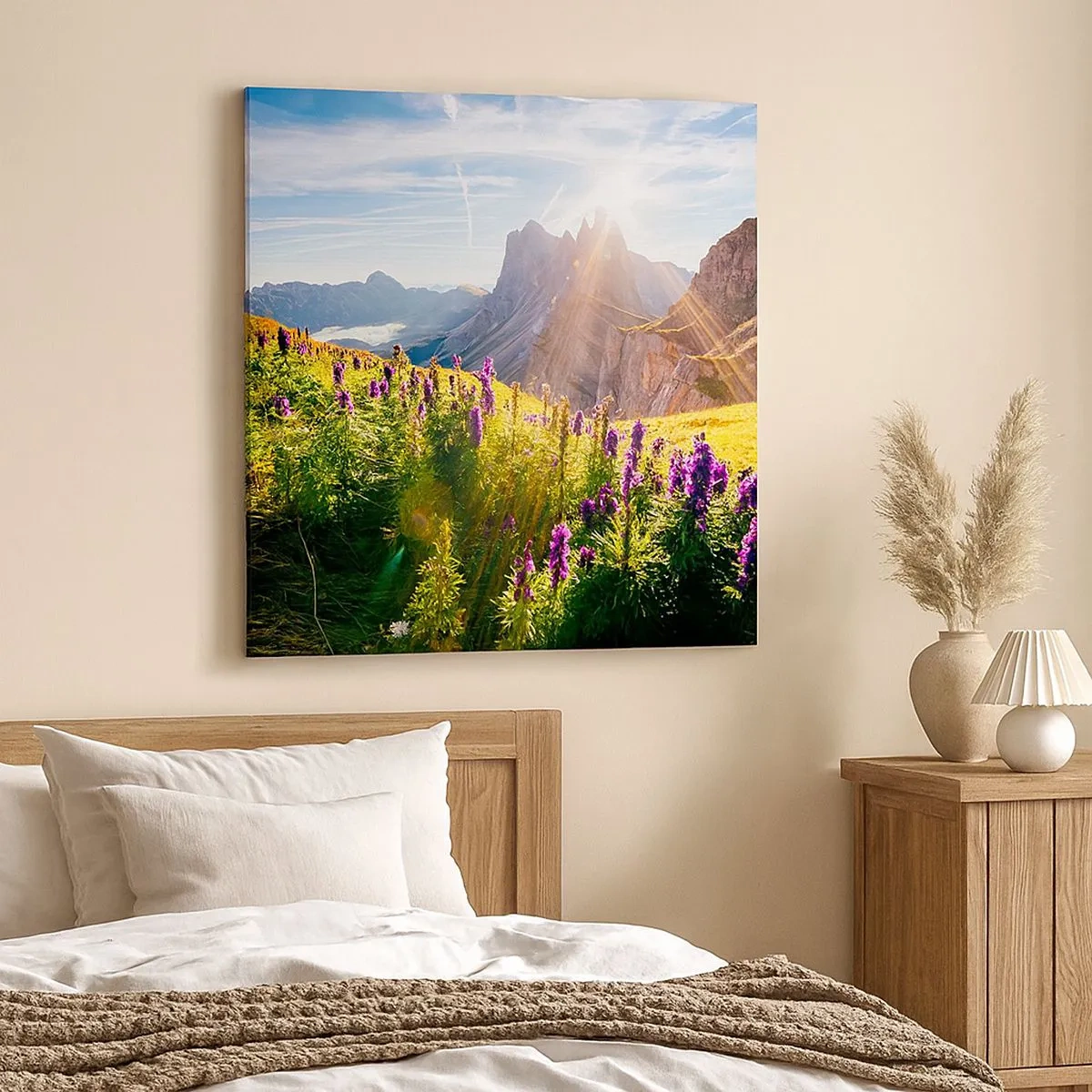 Obraz na plátne - Tajomný život bylín - 30x30 cm